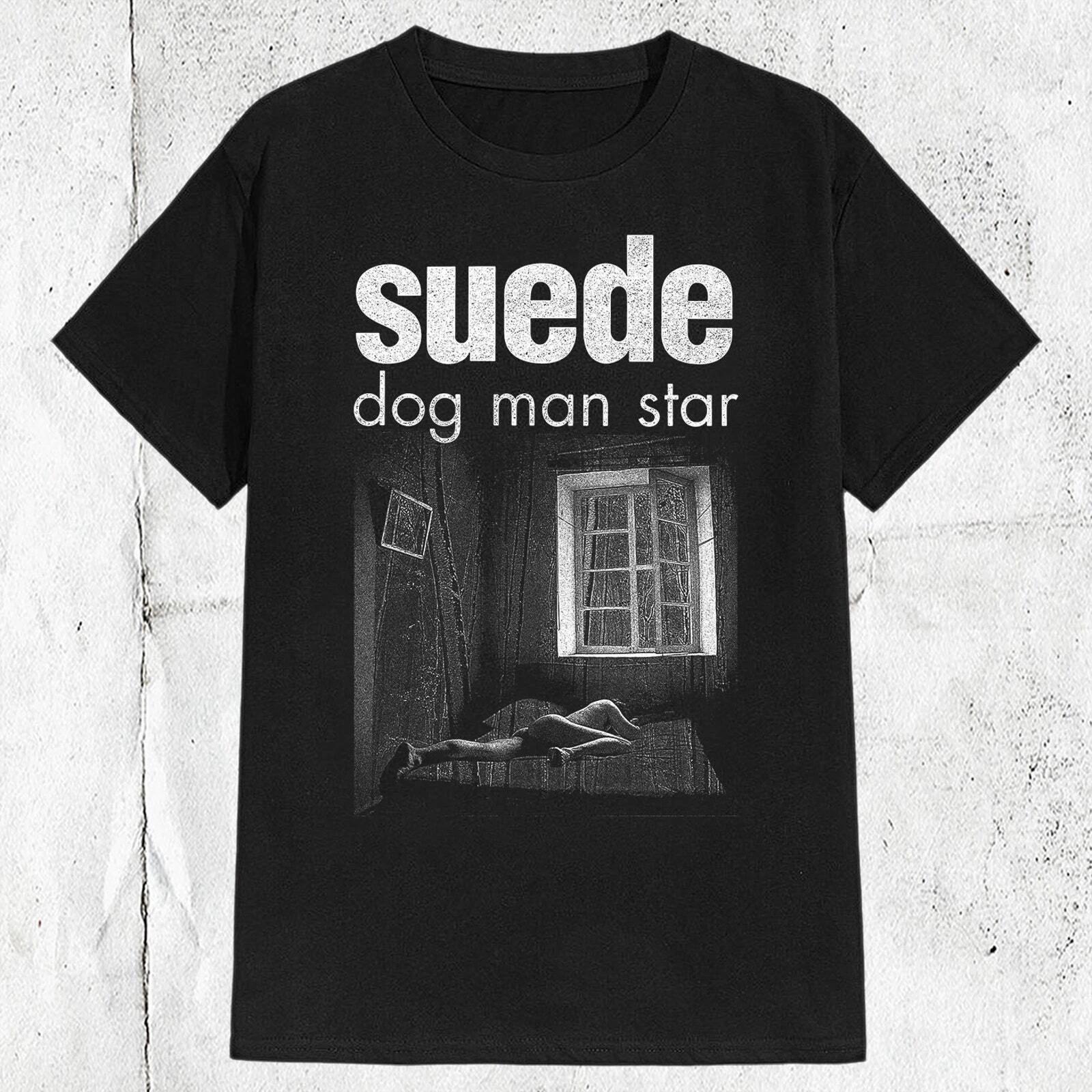 Vintage 80s 90s Suede Band Britpop T-shirt S