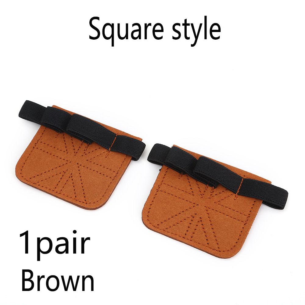 Non-Slip Bovine Hide Weight Lifting Gloves For Women And Men Four Fingers Palm Protection Gym Training Accessories