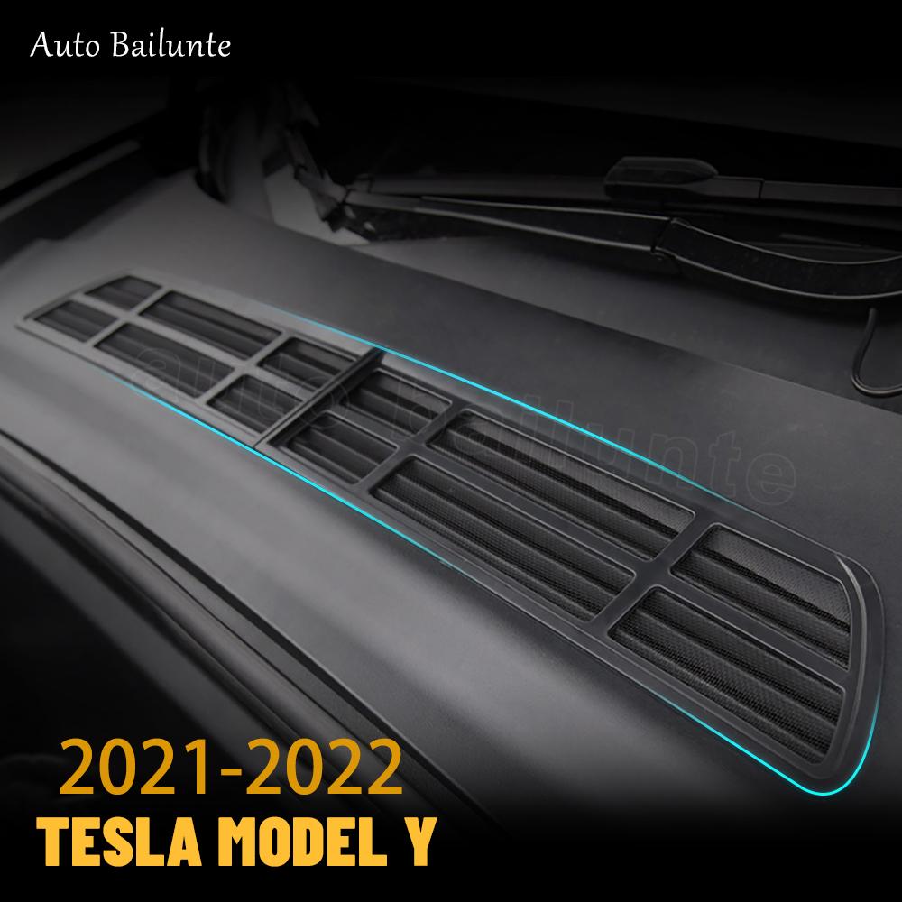 Tesla Front Cover Air-conditioning Air Inlet Protective Insect-proof Net Cover For Tesla Model Y Modification