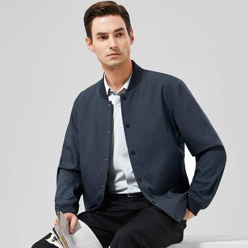 FIRS Men's Baseball Collar Business Casual Jacket