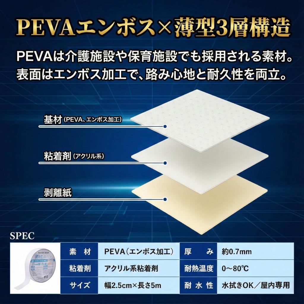 factus Anti-Slip Tape for Indoor Stairs, Easy to Apply, Gentle on the Skin, Inconspicuous,