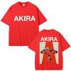Anime Neo Tokyo Akira Tshirts Movie Science Fiction Harajuku Vintage Shotaro Kaneda T Shirt Unisex Women Oversized Cotton Tshirt