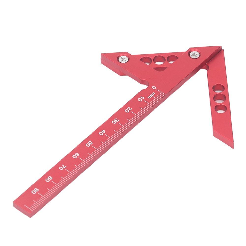 100mm Range Center Scribe Gauge 45 Degree 90 Degree Angle Scribing Tool  Woodworking Line Caliber