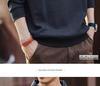 2025 Spring/Autumn Korean Style Trendy Polo Collar Hoodie: Youthful Men's Fashion, Loose Fit, Casual Long Sleeve Top