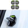 Fit For Volvo XC90 2016-2023 Black Titanium Door Lock Protection Cover Trim 4PCS