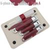 16-Piece Multifunctional Manicure Set: Eyebrow Trimmer, Nail Clippers, Beauty Scissors, Glass File, Foot Planer, Nail Groove Pliers.