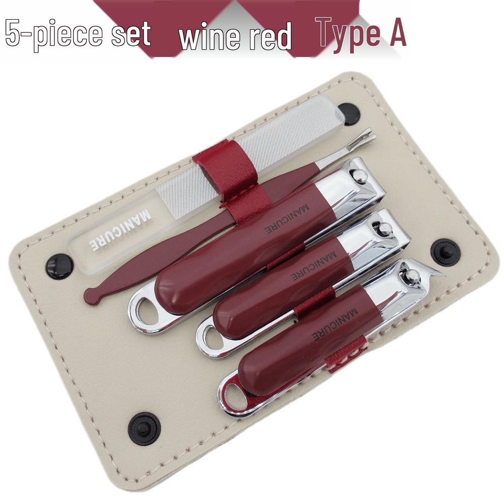 16-Piece Multifunctional Manicure Set: Eyebrow Trimmer, Nail Clippers, Beauty Scissors, Glass File, Foot Planer, Nail Groove Pliers.