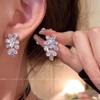 S925 Silver Needle Pearl Flower Earrings for Women - Luxury, Fashionable Korean Style