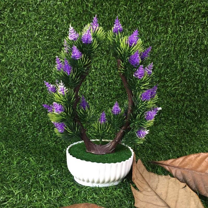 Forty Simulation Heartshaped One Pinecones Artificial Flower Plants Potted