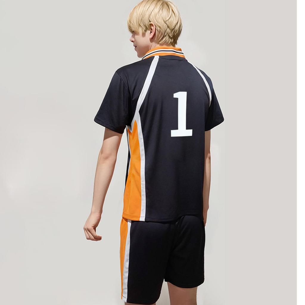 Karasuno High School Haikyuu Cosplay Costume Featuring Daichi Tobio Shoyo and Koshi Volleyball Short Student 5 Sizes [Formemory] T-Shirt Uniform,