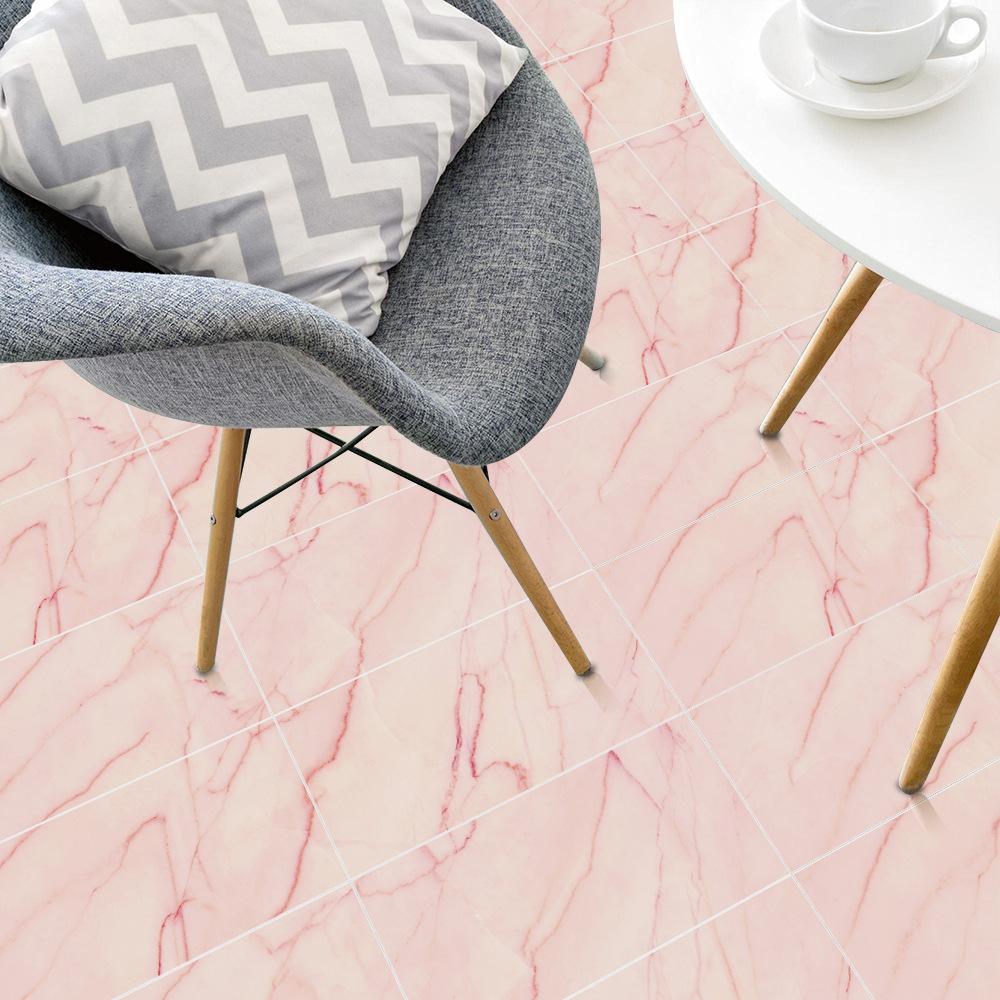 Casa Meiji Casă de Închiriat Simplă Renovare Autocolant Faianță Marmură Tapet Roz Autoadeziv Dormitor Mfs08