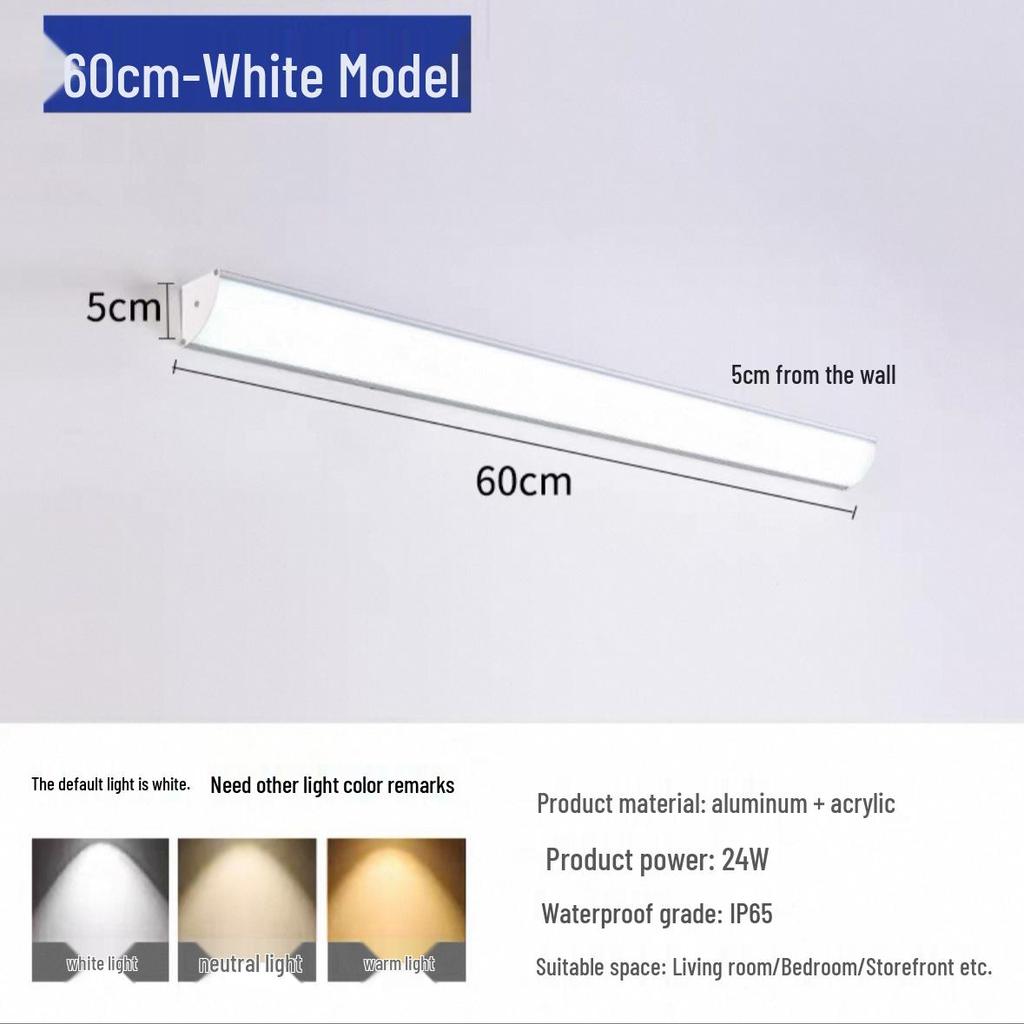 Waterproof LED Outdoor Wall Light for Balcony, Terrace, or Entrance 