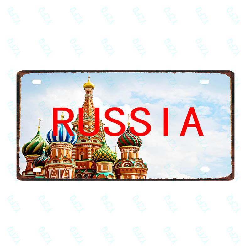 30X15cm City County Sign Plaque Metal Vintage Travel Souvenir Wall Home Cafe Shop Restaurant Decoration  Poster Cuadros DC-0085B