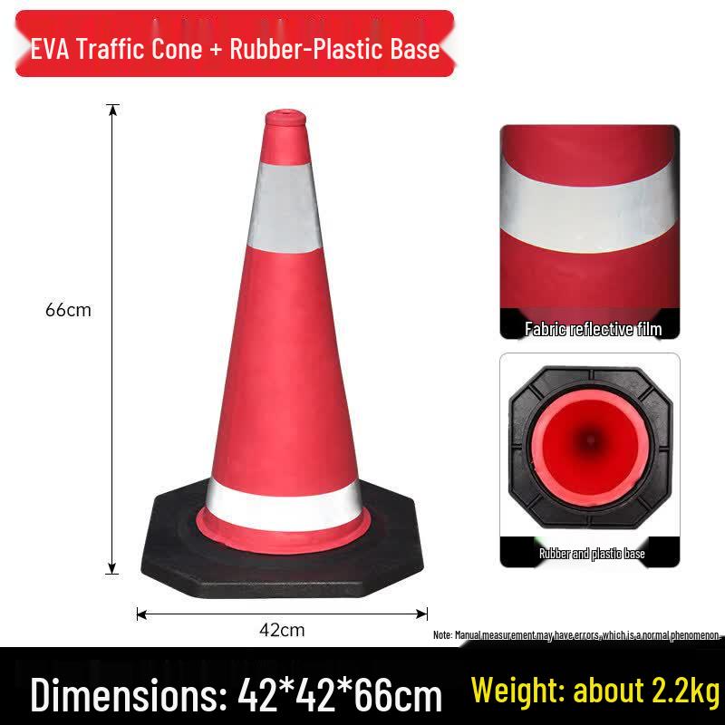 66cm EVA High-Speed Reflective Traffic Cone