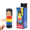 Funny Immortal Daruma Unbreakable Wooden Man Magic Tricks Close Up Street Stage Performance Props Cool Stuff For Kids Adults