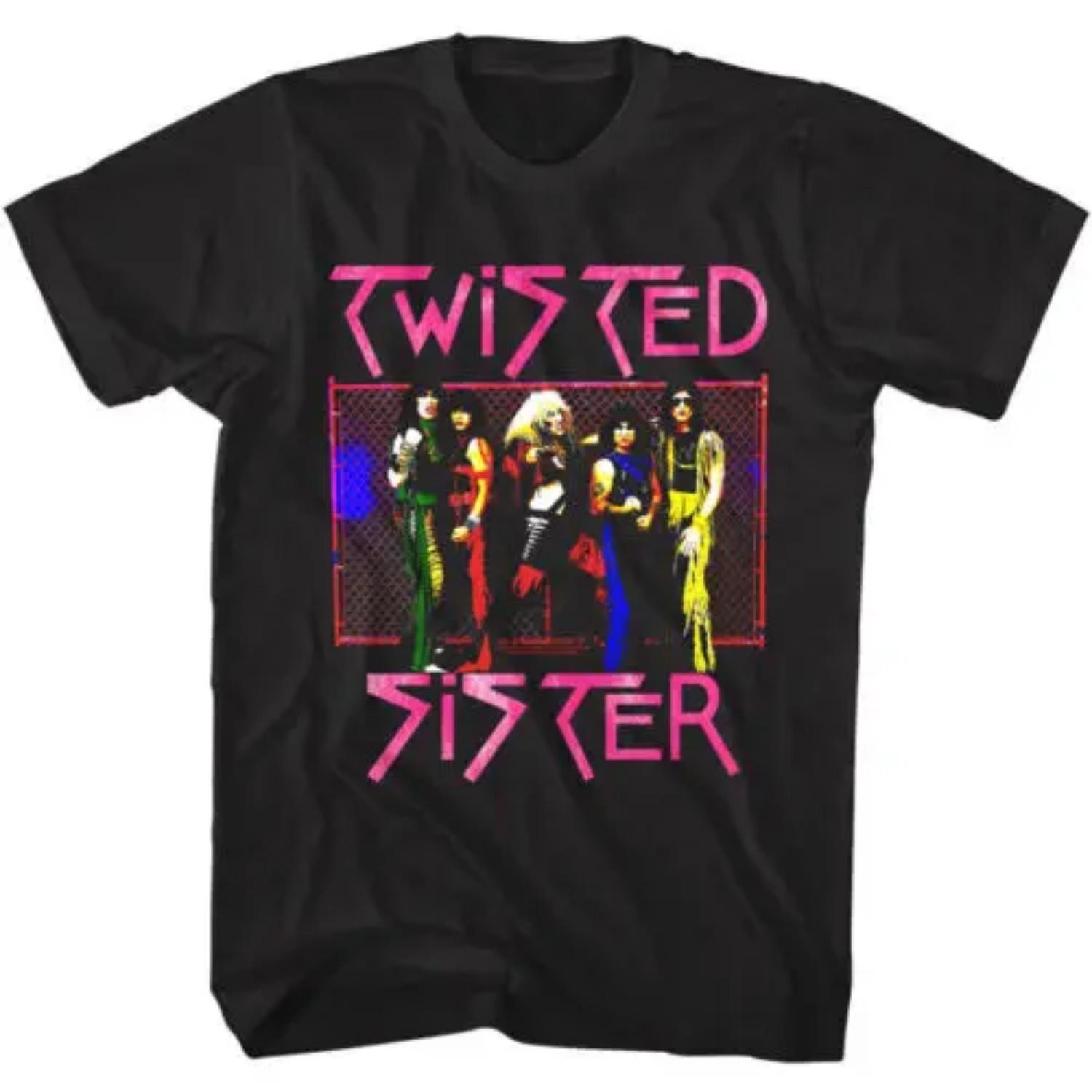 

Twisted Sister Хэви-метал Мужская s Футболка Лучшие годы Атлантики Мерч S чёрный