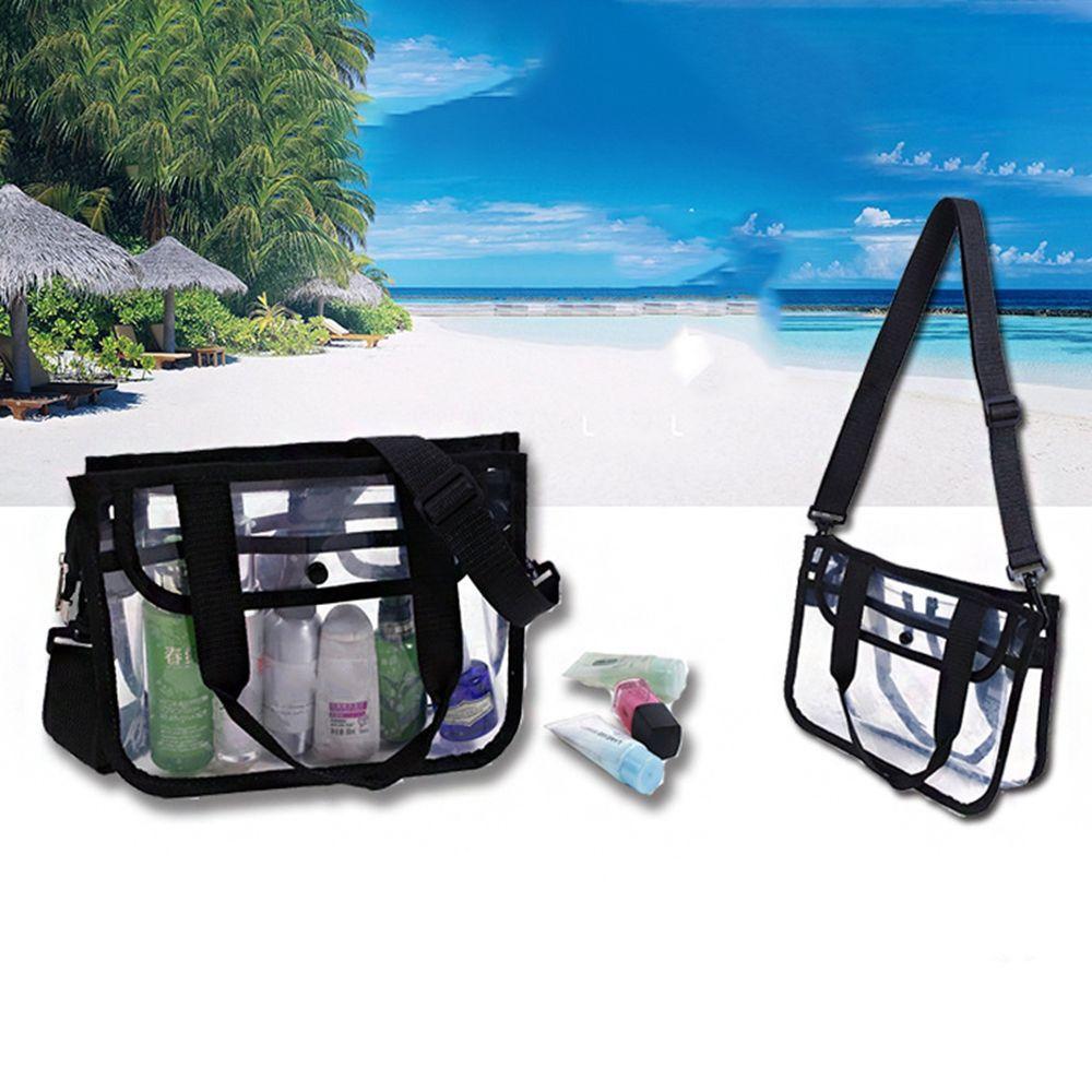 Organizer Cosmetic Pouch Women Shoulder Bag Makeup Pouch Storage Toiletry Bag PVC Cosmetic Bag