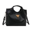 2025 new beautiful solid color large capacity shoulder messenger handbag women