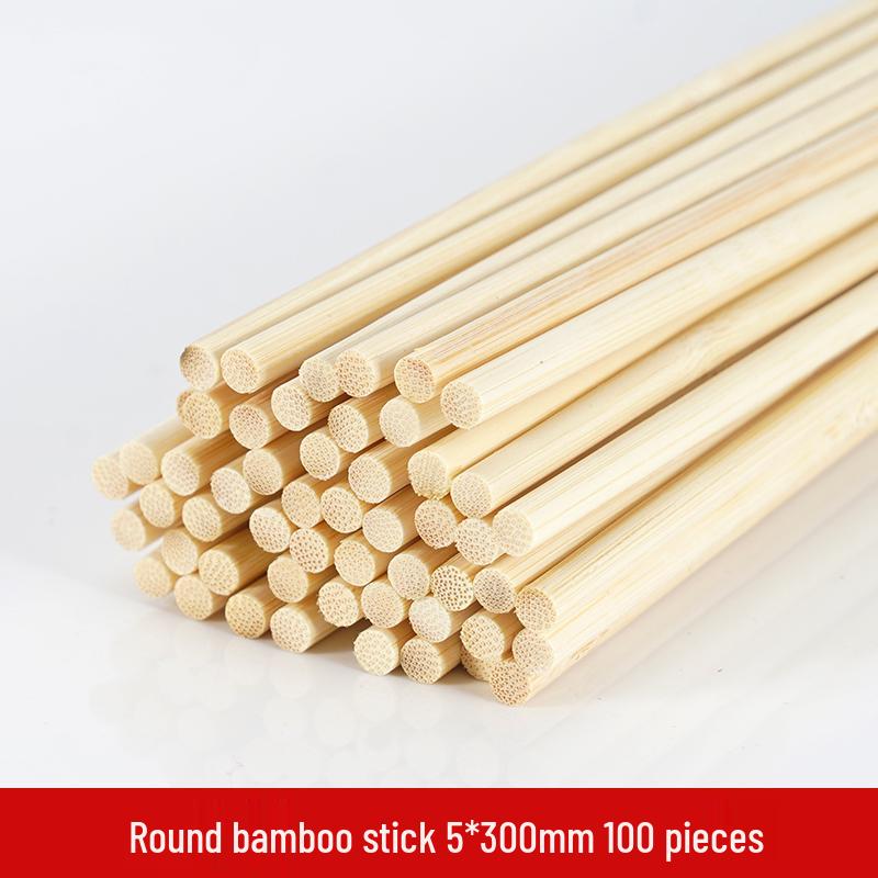 Bamboo and Wooden Craft Sticks: DIY Model Strips and Slices