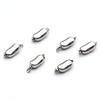 5 piezas Hebilla de Lingote de Acero Inoxidable Broches de Guisante Broches de Presión de Acero de Titanio Hebilla de Pin Pulsera de Perlas Collar Hebilla de Cierre de Seguridad