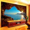 3D Tapete Stereo Küstenlandschaft Wandbild Riffhöhle Fresko Wohnzimmer Schlafzimmer Raumvergrößerung Hintergrund Tapete