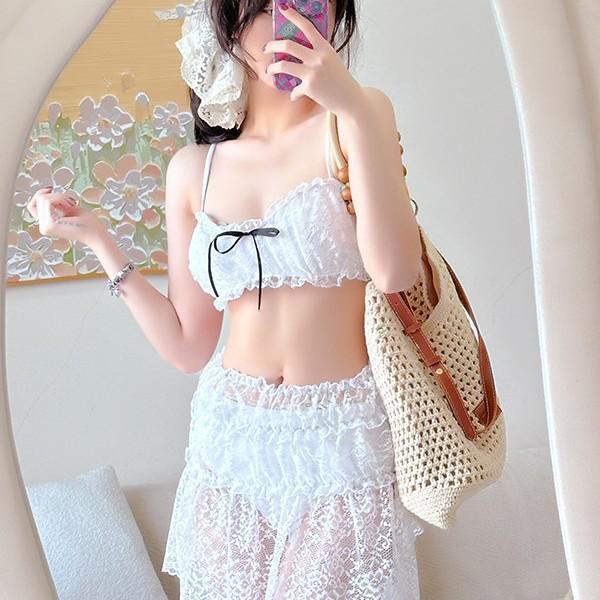 Buy Women's Sexy Korean-Style Lace Bikini Swimsuit at affordable prices   free shipping, real reviews with photos  Joom