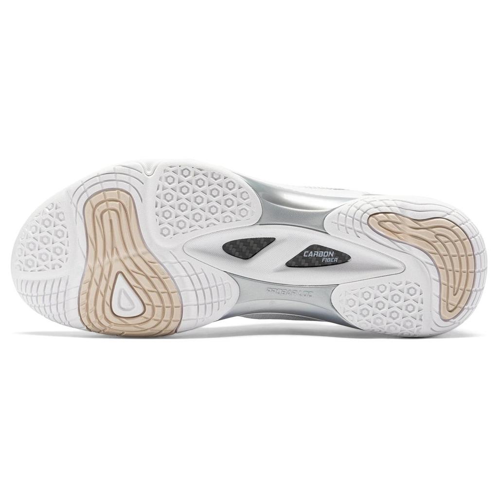 New LiNing Sonic Boom EG3.0 OP Abrasion Resistant Low Top Badminton Shoes Unisex White AYZU007-2