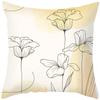 Leaf Throw Pillow Office Sofa   Spring Home Decor case Square Flower Cushion Cover