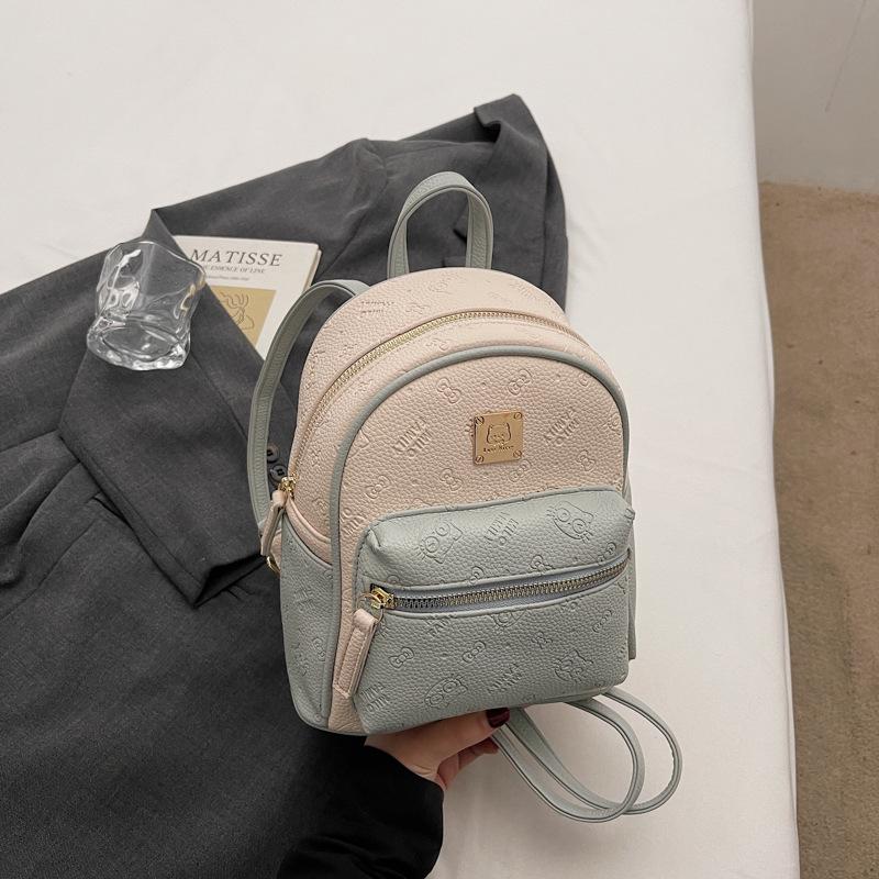 Schoolbag 1011 Spring New Women's Fashion High Aesthetic Commuter Backpack Stylish Simple Niche Vintage Single Shoulder Crossbody Bag