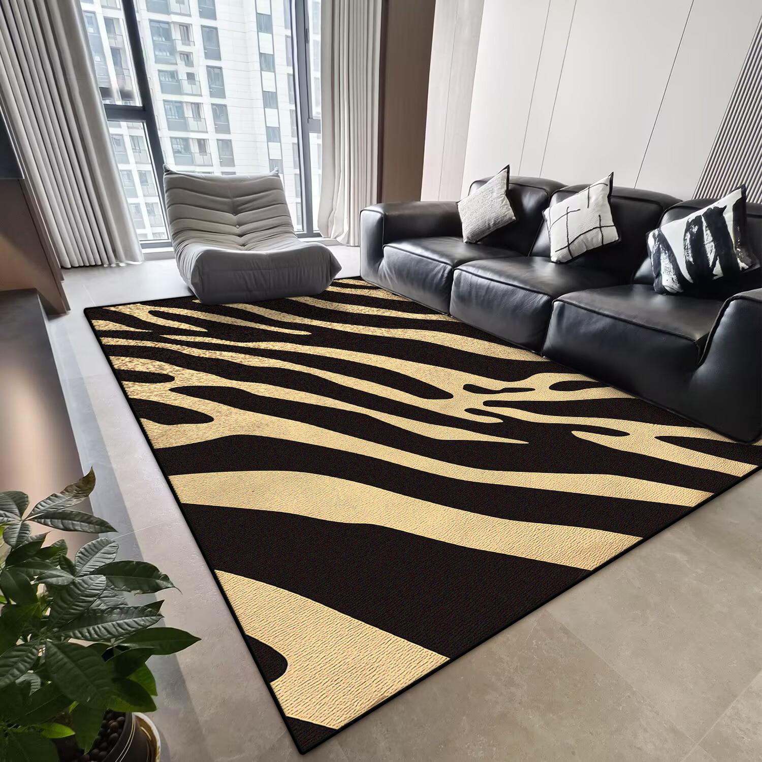 

Modern simple style Carpets for Living Room Children Bedroom Rug Ins Soft Fluffy Bedside Rugs Short Plush Large Area Mats 60*90cm