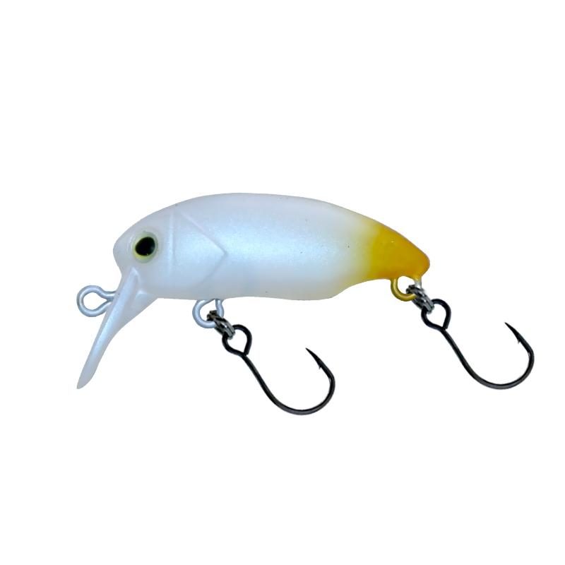 Floating Crank Bait 2.8g/33mm Mini Water Surface Crank Lure With Sound Beads Low Center Of Gravity Stream Trout Lure