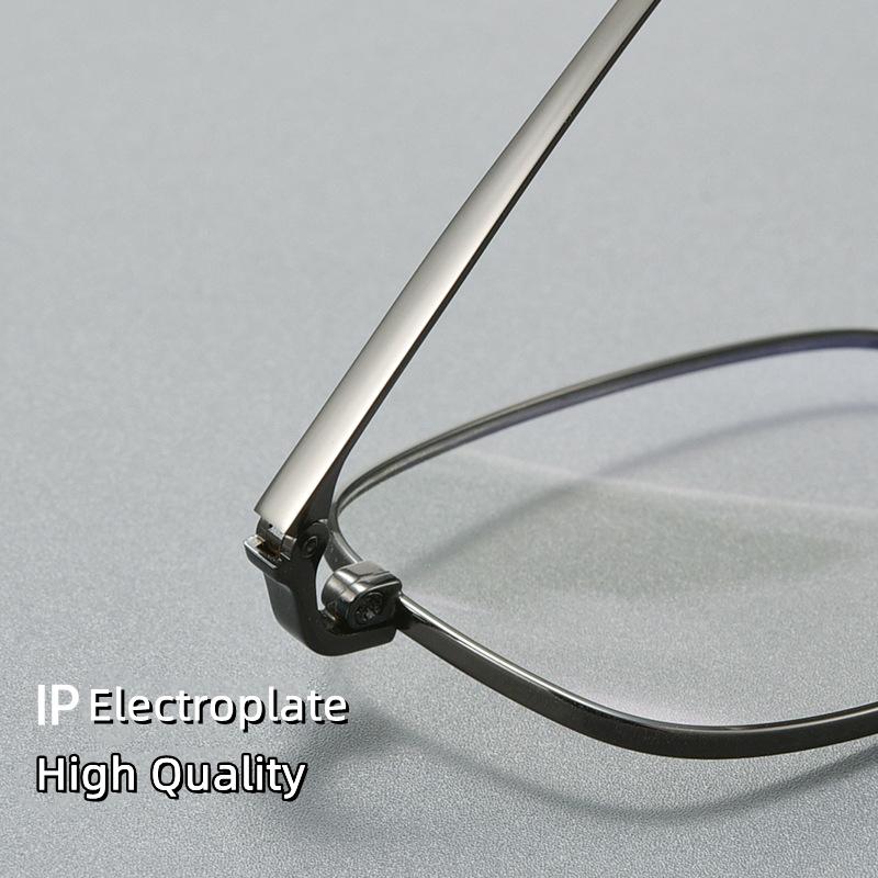Retro Small Frame Ultralight Pure Titanium Glasses Frame Man Woman Unisex Square Business Optics Prescription Glasses
