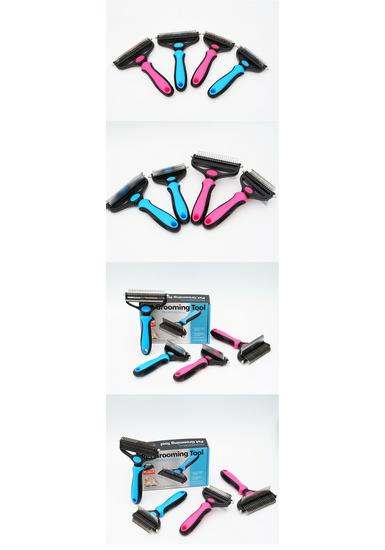 Dual-Headed Dog De-Shedding & Detangling Comb Tool