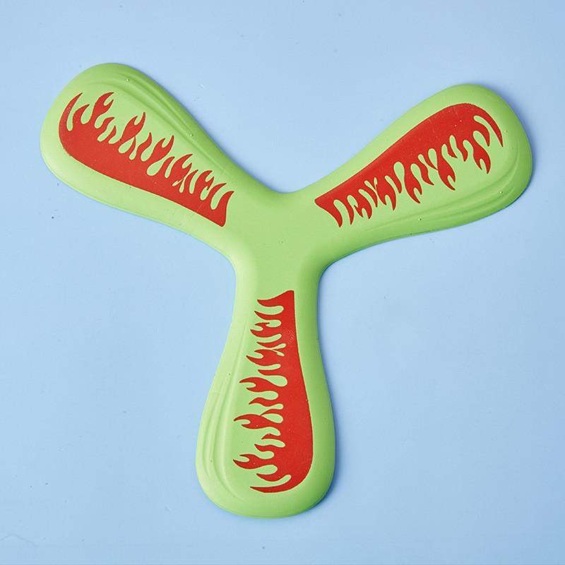 Children's Eva Soft Material Safe Hand Throwing Tri-blade Boomerang Park Outdoor Toy Flying Disc