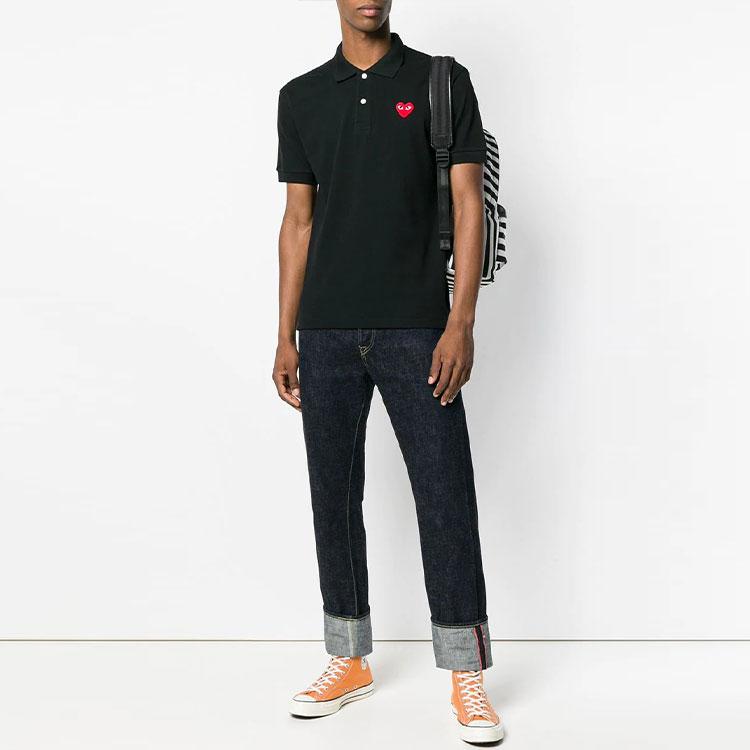 CDG play Heart-patch Polo Shirt P1T006-1