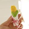 Exquisite Bouquet Series Crochet Keyrings Handmaking Bouquet Keychain For Bag Pendant Knitting Flower Keyrings Custom