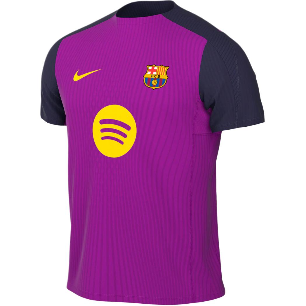 Nike FC Barcelona Dri-FIT Men s Slim-Fit Training T-Shirt Purple HJ6570-552 2XL