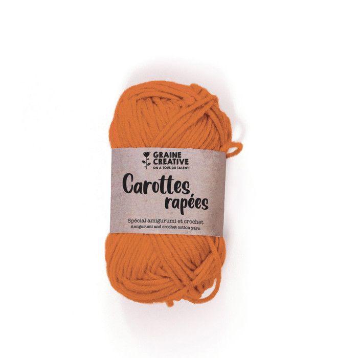 Fil de coton Amigurumi Orange Carottes rapées