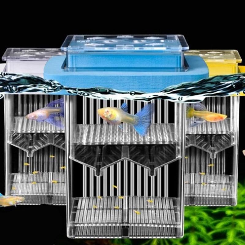 Breeding Tanks for Aquarium Fish Fry Isolation Box Hatchery Box for Fish Fry Clear Fish Spawning Box