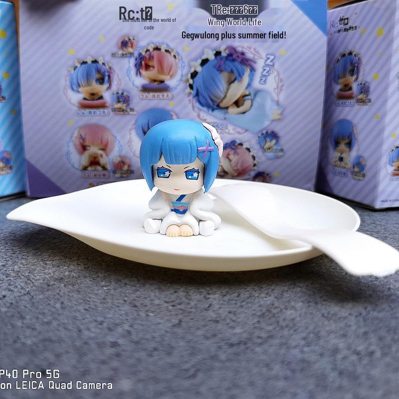 Re:Zero Isekai Sleepwear Rem & Ram Boxed Egg Figure (6 Types) - Arcade Prize Model