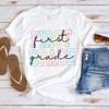 Hello First Grade Personalized Trendy Printed Hoodie Casual Loose T-Shirts Women’s