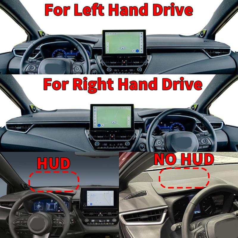 fit for Toyota Corolla E210 12th -2024 Car Accessories Protective Carpet Dashmat Dashboard Cover Pad DashMat Sunshade