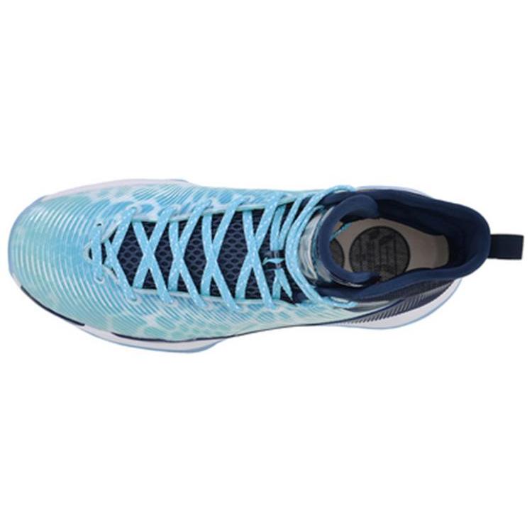 New LINING YuShuai 11 Basketball Shoes Men's High Top Blue ABAM023-6