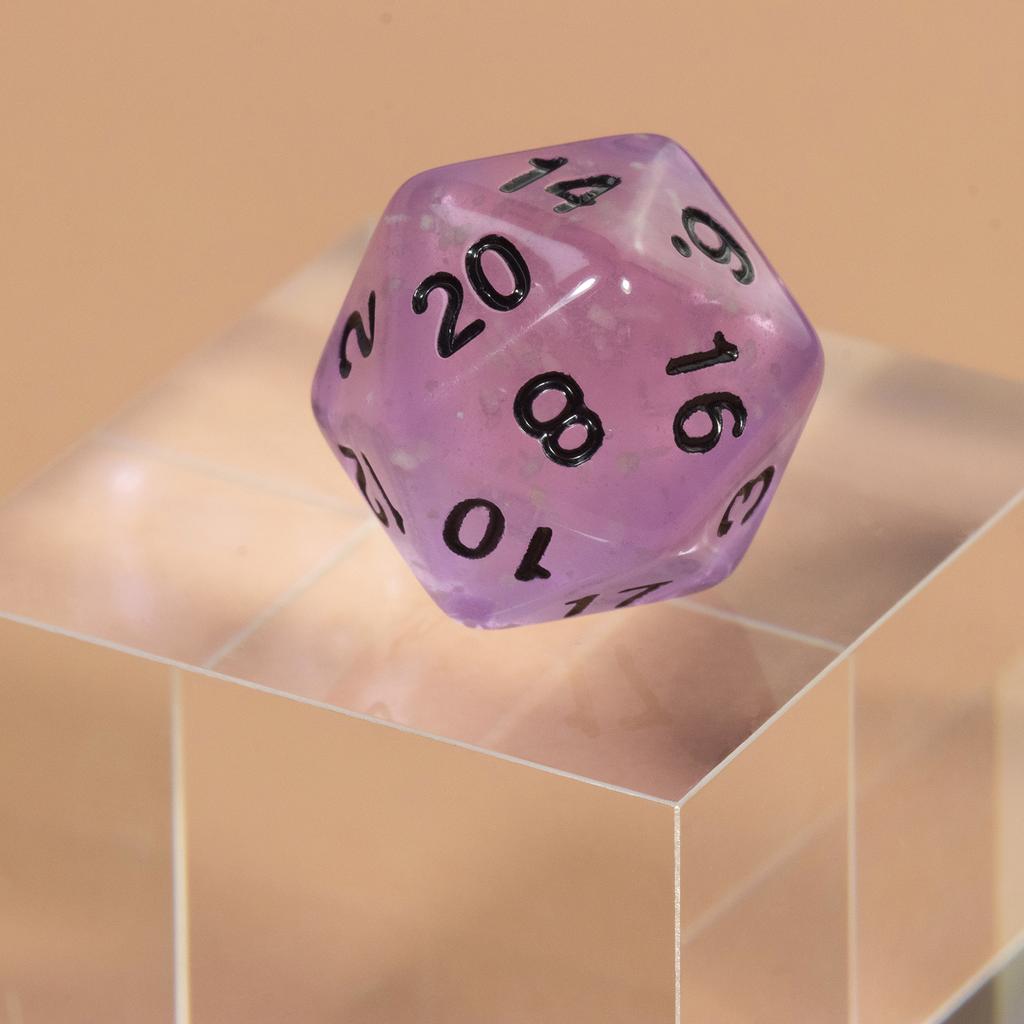 Transparent Polyhedral Dice DND Dice Set 7pcs D4-D20 Board Game Props for DND Game Board Game Accessories