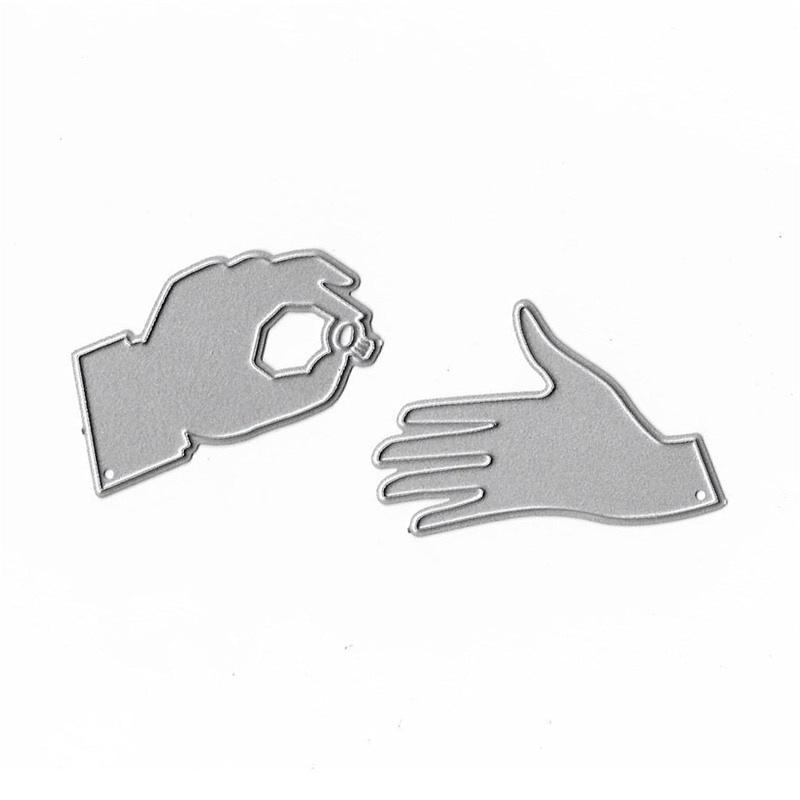 

Engagement Wedding Ring Metal Cutting Dies Stencil for DIY Scrapbooking Photo Album Embossing Paper Cards Crafts Diecuts dies серебряный