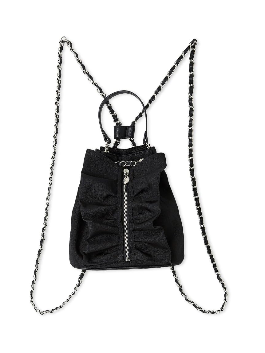 

Selford Chain Shoulder Frill Sack CWGB254530 Black Women s чёрный