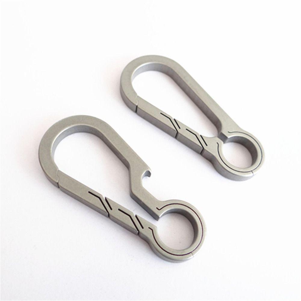Waist Belt Titanium Zinc Zinc Alloy Keychain EDC Tool Titanium Key Rings Holder Car Key Chain