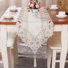 European Embroidery Hollow Table Flag Pastoral Embroidery Fabric Spring Flower Tv Cabinet Coffee Table Tablecloth