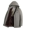Red Dragonfly Men's Fleece-Lined Winter Hooded Padded Jacket
