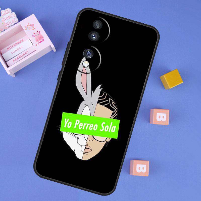 Yo Perreo Sola Bad Bunny Maluma Case For Honor 90 Lite 70 50 Magic 5 6 Pro X6 X7 X8 X9 X6a X7a X8a X9a X8b X9b Back Cover